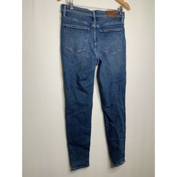 Madewell Women's 9" Mid-Rise Skinny Jeans in Fairside Wash Size 29 - Picture 6 of 12